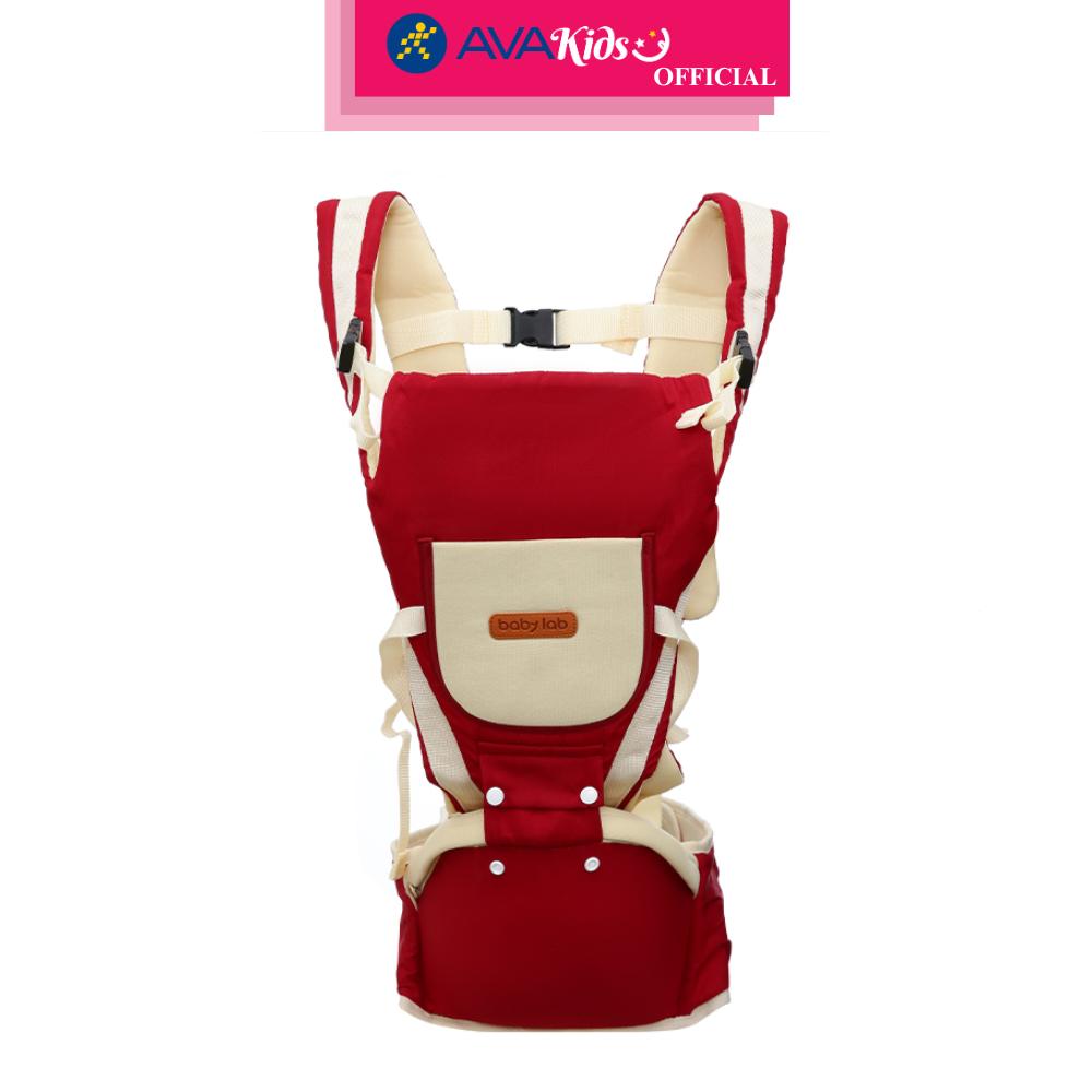 Địu em bé 4 tư thế Baby Lab AC - Màu ngẫu nhiên (3 - 36 tháng) - Hàng Chính Hãng