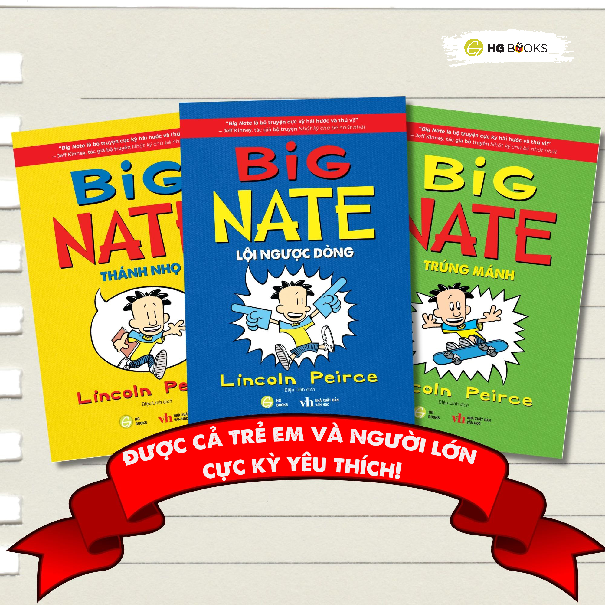Truyện tranh Big Nate: On a Roll - Tập 3: Trúng mánh - Bản tiếng Việt