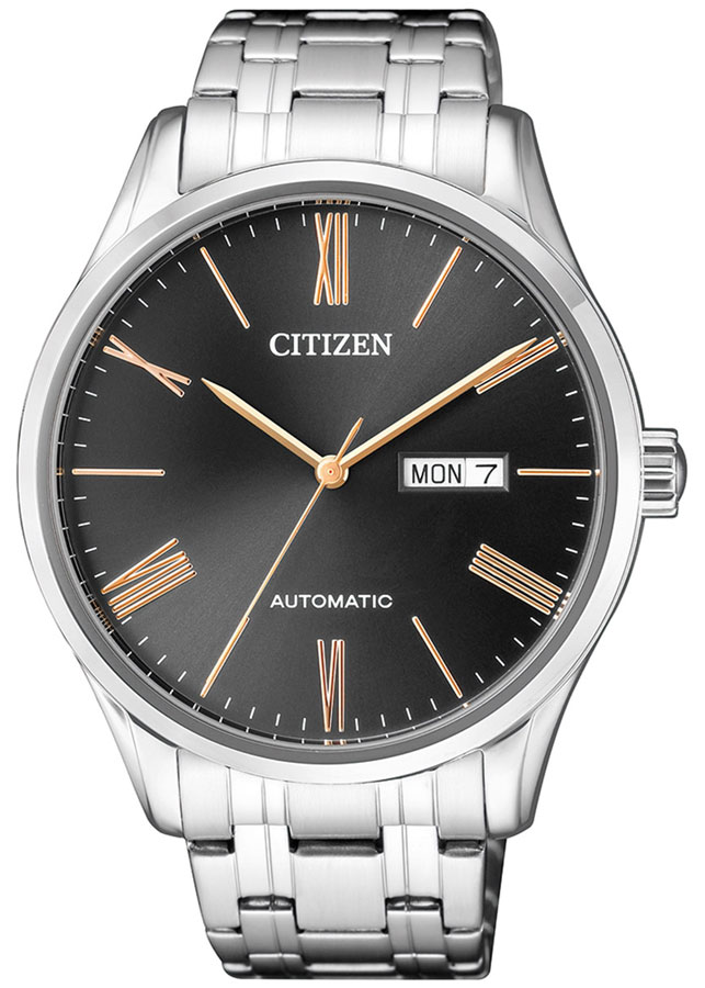 Đồng Hồ Nam Citizen Dây Thép Không Gỉ NH8360-80J - Mặt Đen 