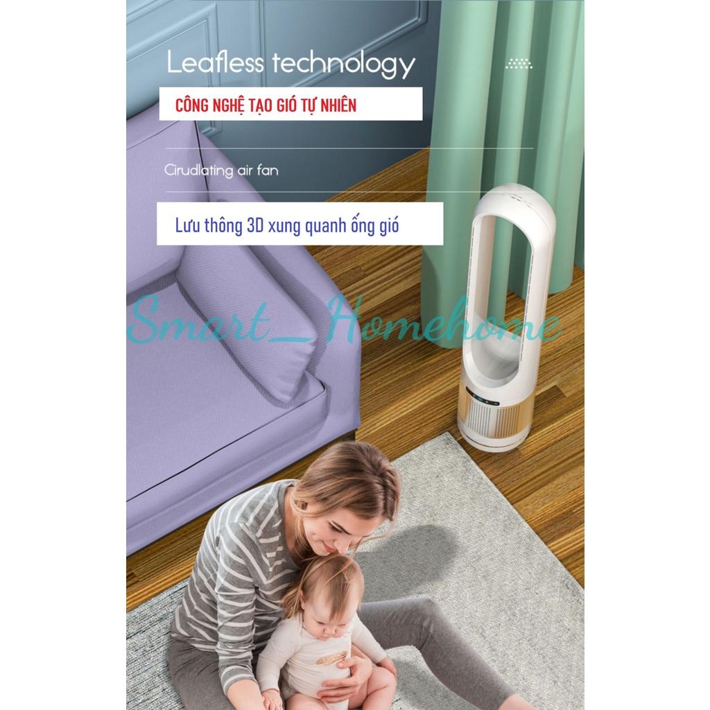 Gd492 Quạt không cánh 2 chiều làm lạnh - sưởi ấm-lọc bụi mịn-hẹn giờ-8 tốc độ gió, an toàn tuyệt đối.