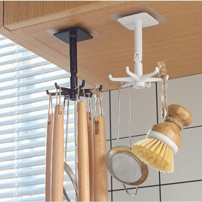 Móc Dán Tường Treo Dụng Cụ Nhà Bếp Đa Năng