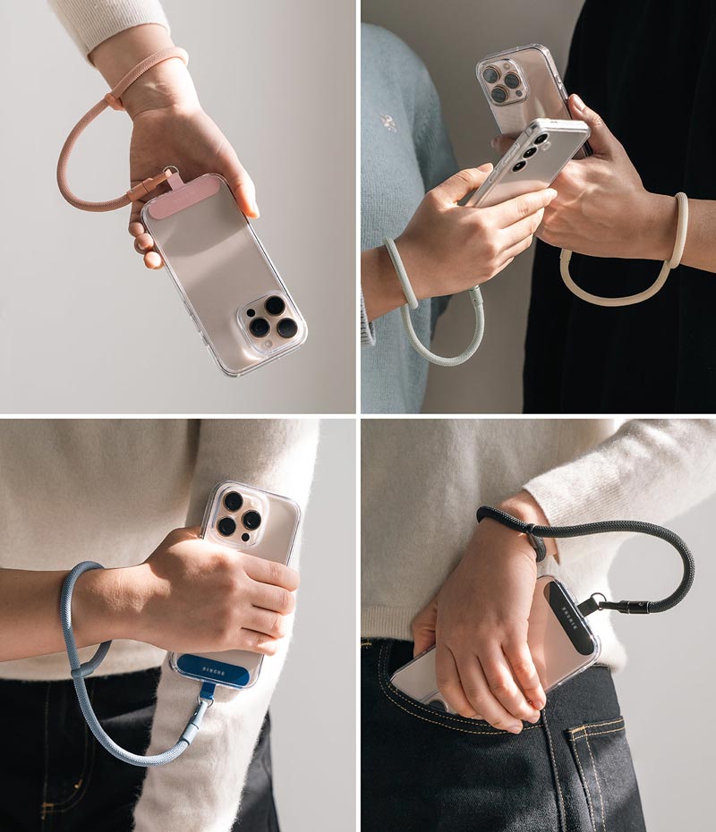Dây đeo RINGKE Holder Link Flow Hand Strap P-Type - Hàng Chính Hãng