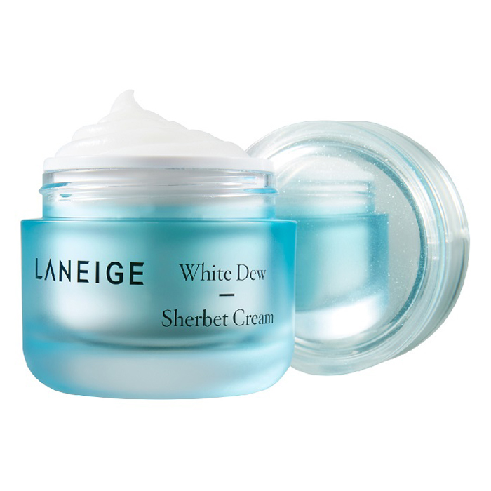 Combo Kem Dưỡng Trắng Và Dưỡng Ẩm Laneige White Dew Sherbet Cream (50ml) + Bộ Dưỡng Trắng Và Làm Sáng Da