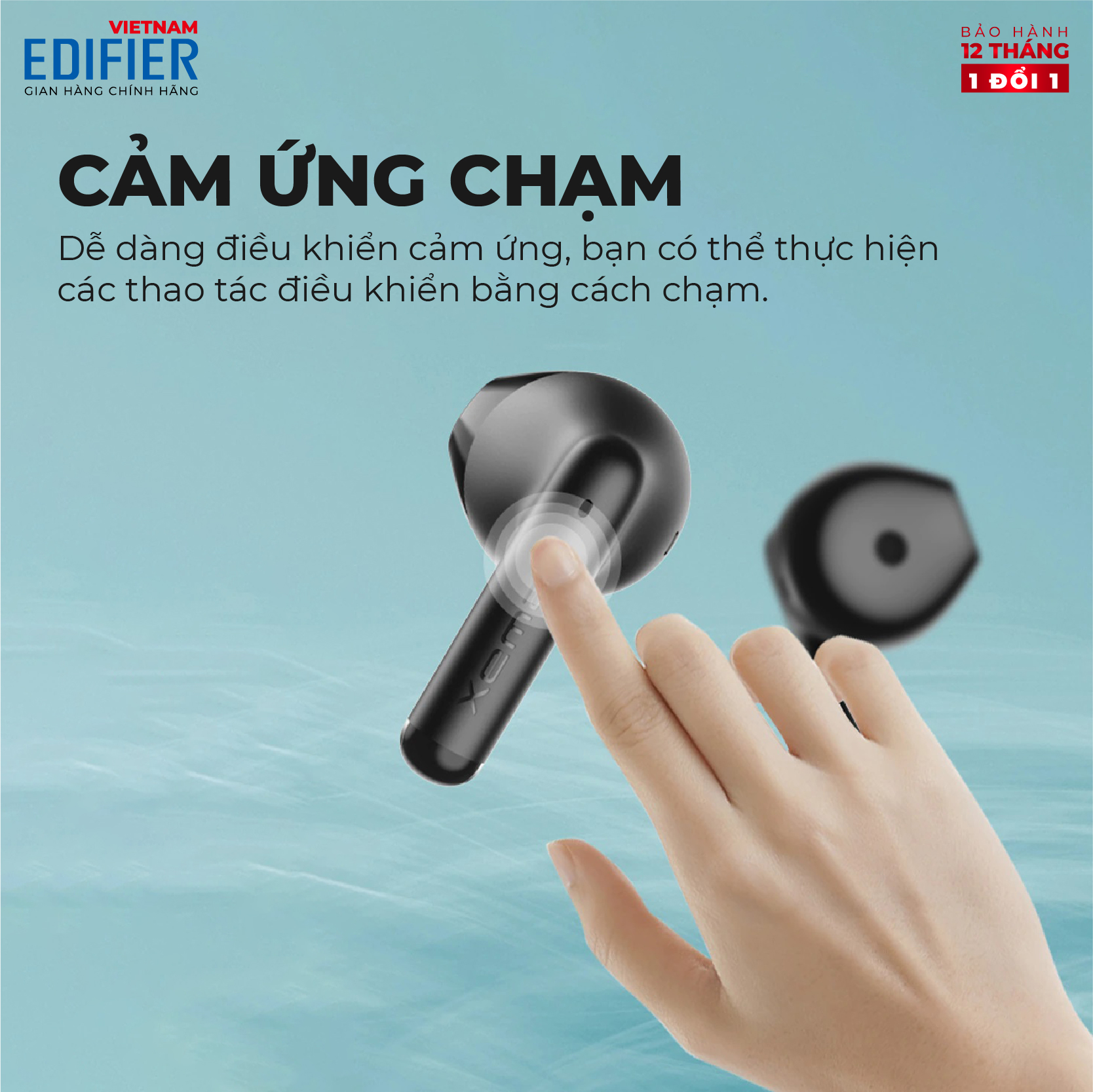 Tai nghe Bluetooth 5.1 EDIFIER X2 Thời lượng pin 28 giờ Chống nước IP54 Chế độ chống ồn chơi game - Hàng chính hãng