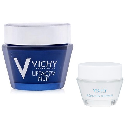 Kem Dưỡng Giúp Chống Nhăn Và Làm Săn Chắc Da Ban Đêm - Liftactiv Ds Night Cream Vichy 50ml Tặng Gel Dưỡng Ẩm Vichy 15ml