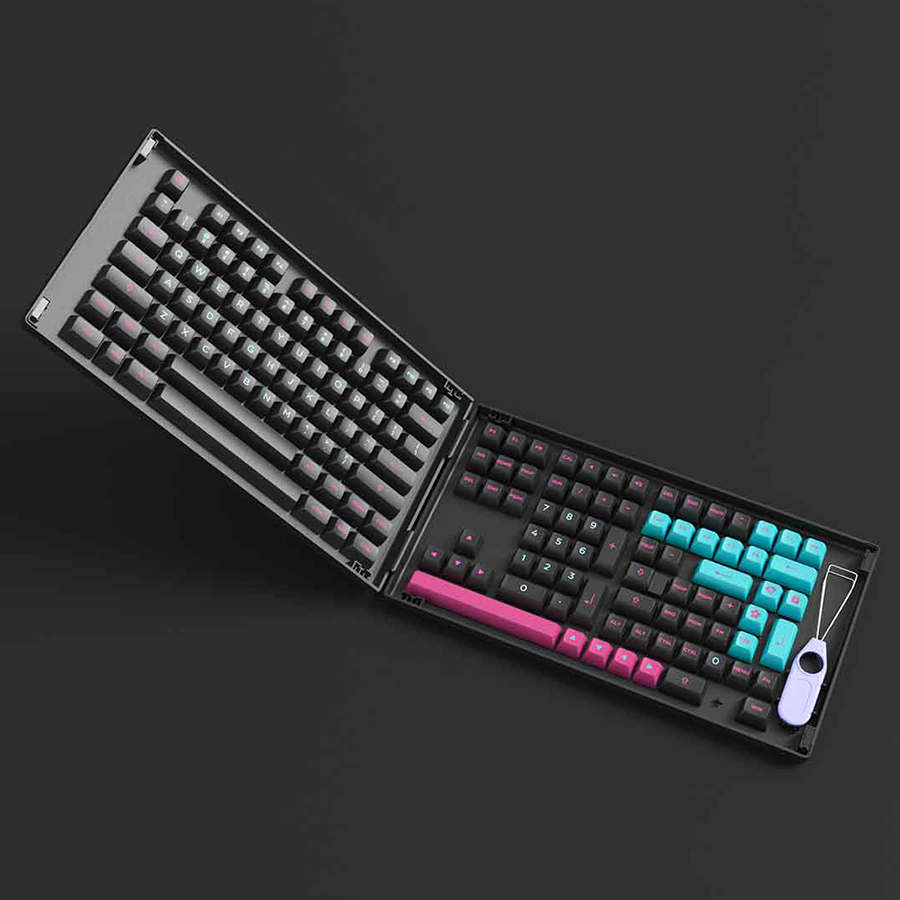 Nút Bàn Phím Cơ AKKO Keycap Set - Midnight (ASA Profile) - Hàng Chính Hãng