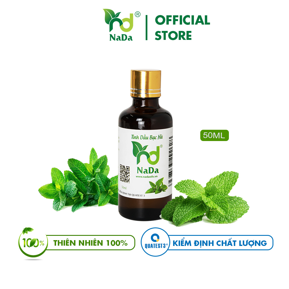 Tinh dầu nguyên chất bạc hà Nada