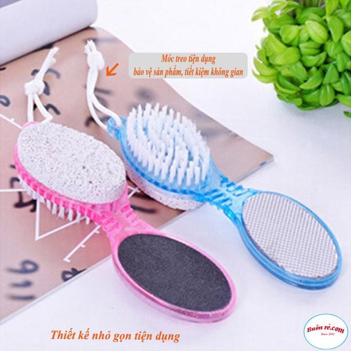 Combo 2 Dụng Cụ Chà Gót Chân 4in1 Vệ Sinh Chân Tay 00644