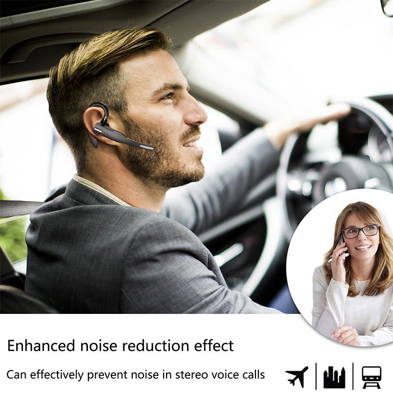 10H Bluetooth Kinh Doanh Tai Nghe Tai Nghe Nhét Tai Không Dây Đơn Tay Nghe Dành Cho Lái Xe HD Gọi Tai Nghe Micro Kinh Doanh Tai Nghe