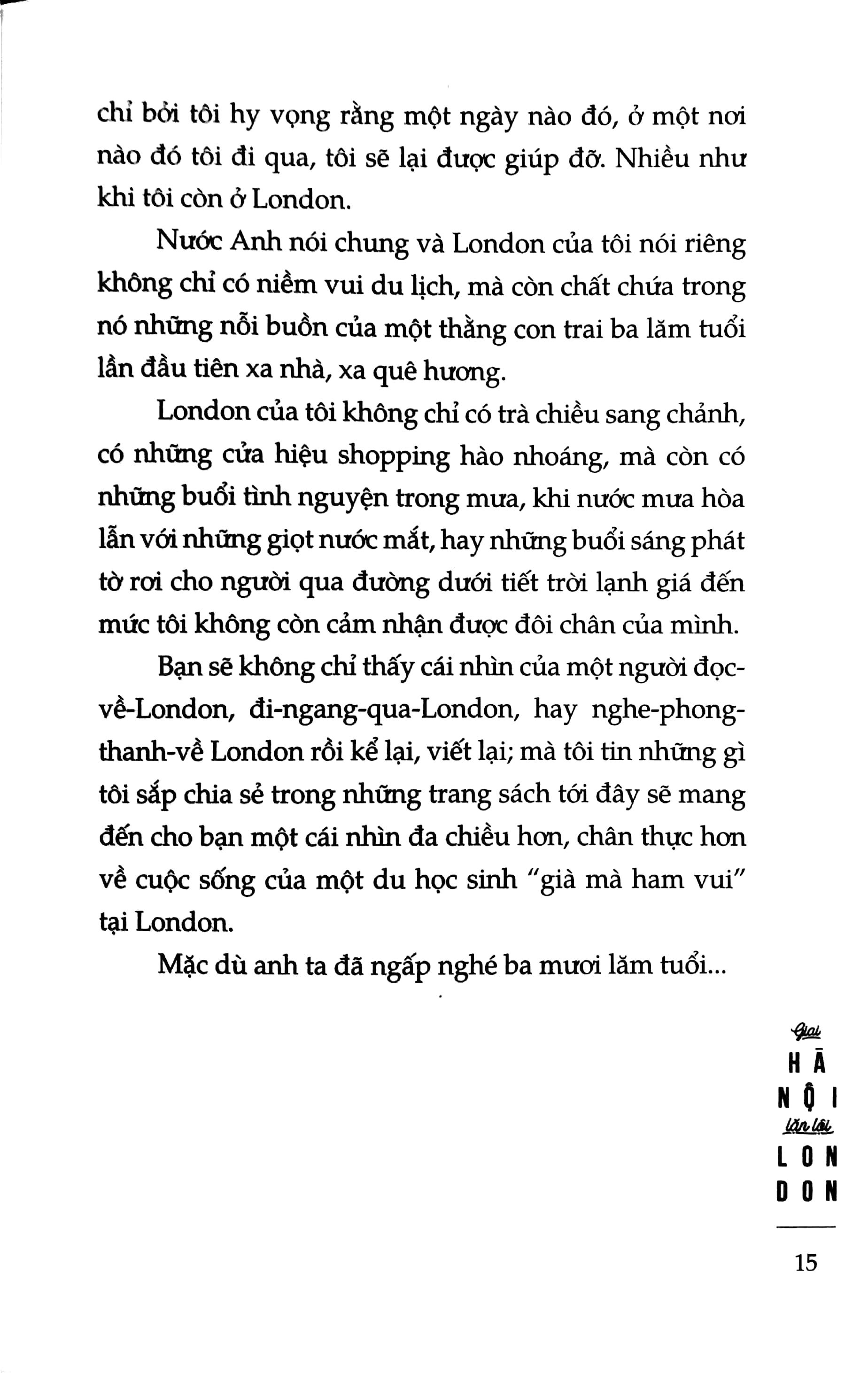 Sách Giai Hà Nội Lặn Lội London