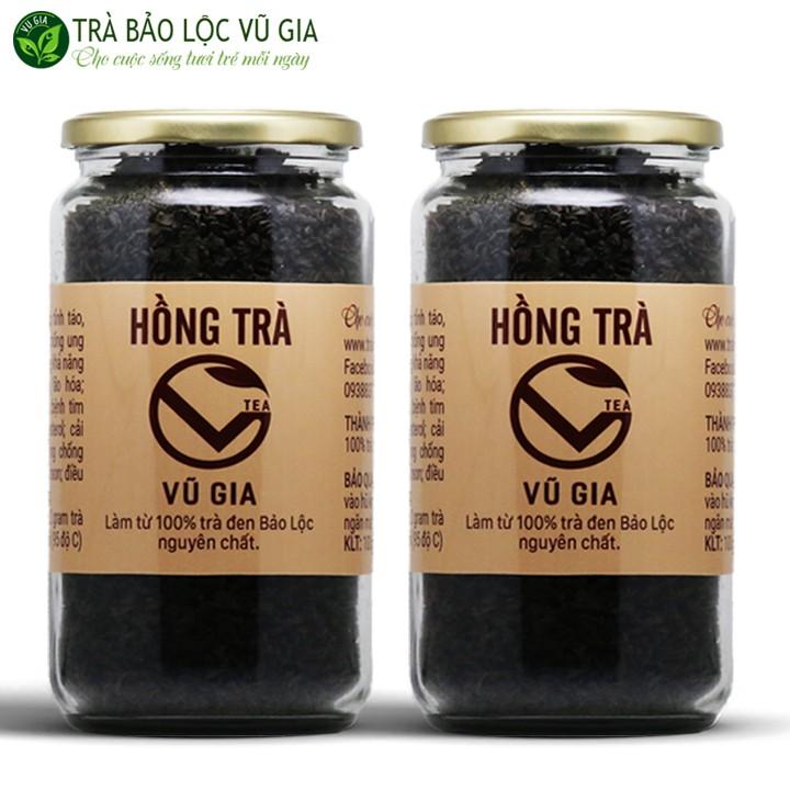 Combo 2 Hồng Trà ( Trà Đen) Cao Cấp Nguyên Chất Bảo Lộc Vũ Gia (100gr/hũ)