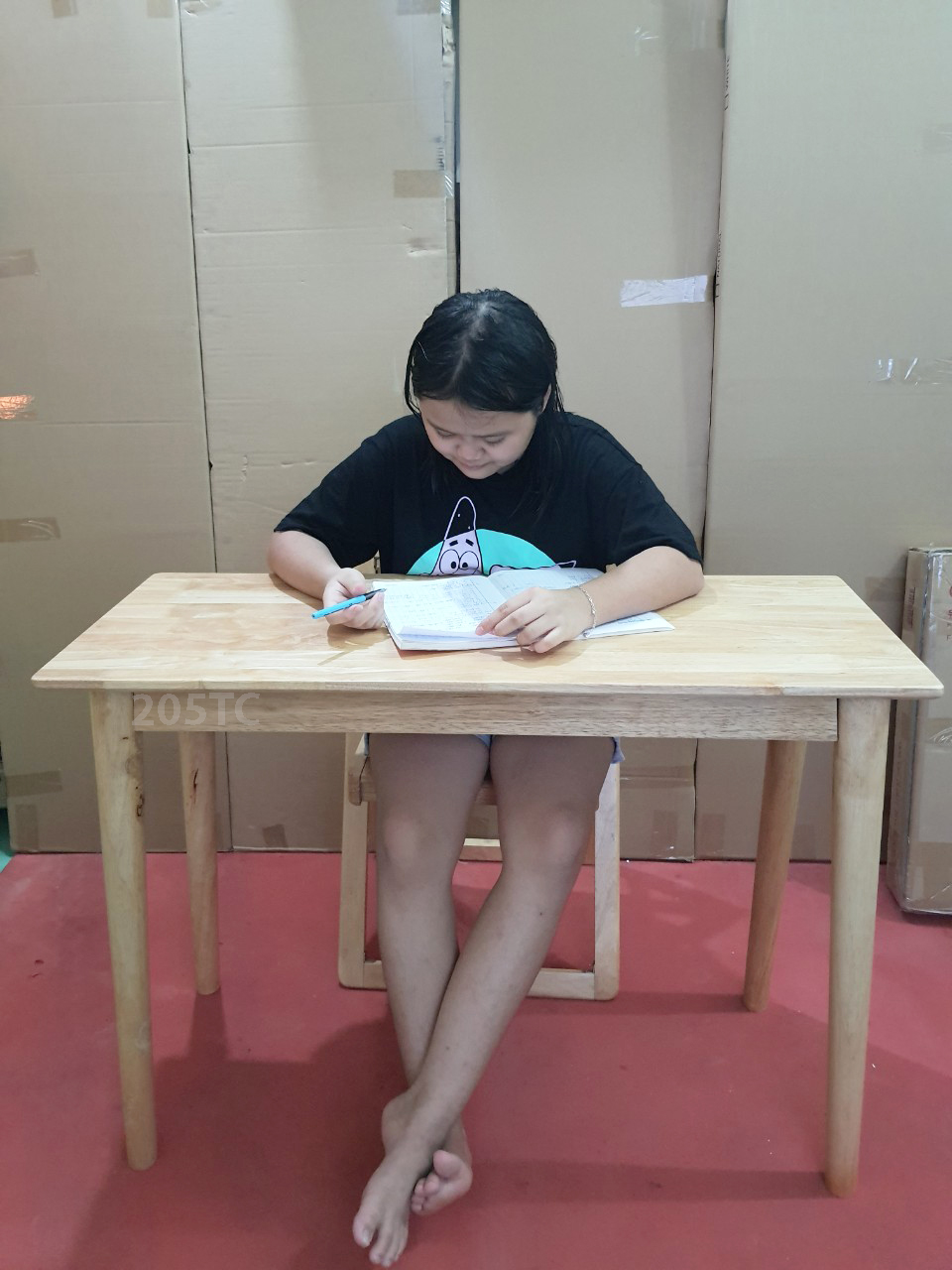 BÀN LÀM VIỆC, BÀN HOC SINH GỖ CAO SU 40 X 100 - TC205 Furniture