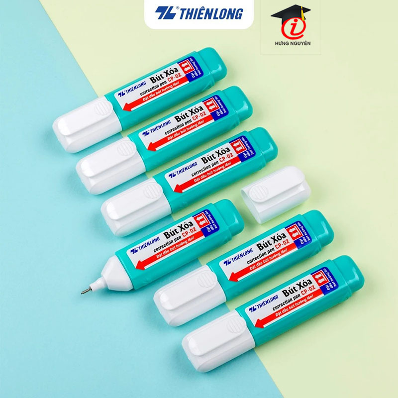 Bút xóa nước 12ml Thiên Long CP-02 xóa sạch, nhanh khô, an toàn sử dụng, thuận tiện học sinh, sinh viên, văn phòng