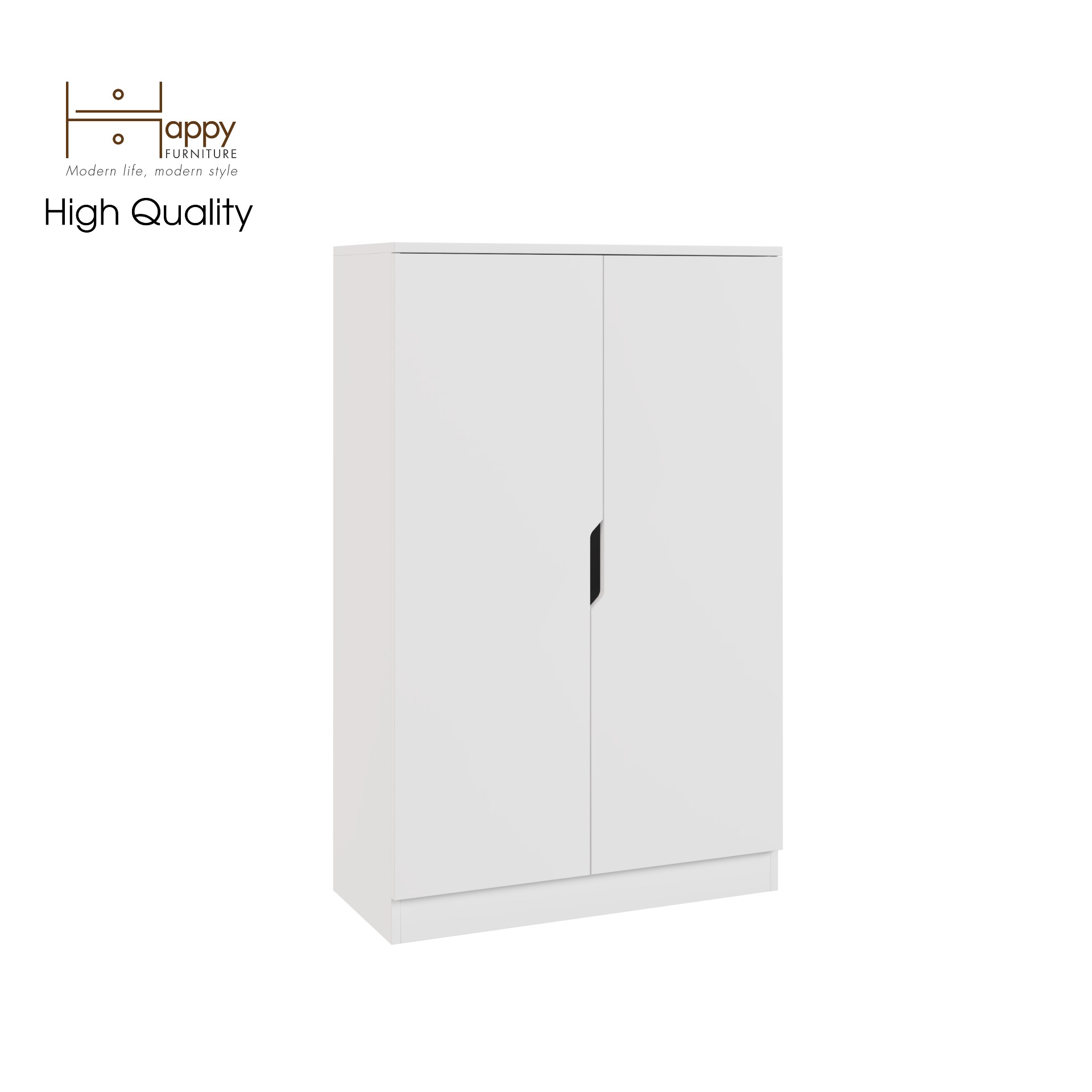 [Happy Home Furniture] DASH, Tủ lưu trữ  2 cửa mở - 5 ngăn đựng đồ,  76cm x 35cm x 120cm ( DxRxC), TCM_024
