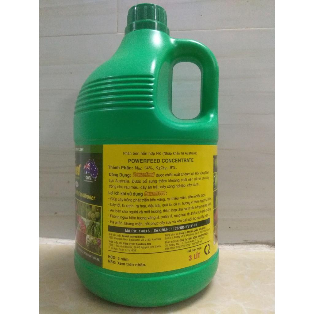 Phân bón hỗn hợp NK nhập khẩu từ Úc POWER FEED - Can 3 lít