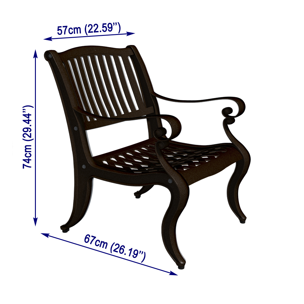 Ghế Nhôm Đúc AC-04-Br