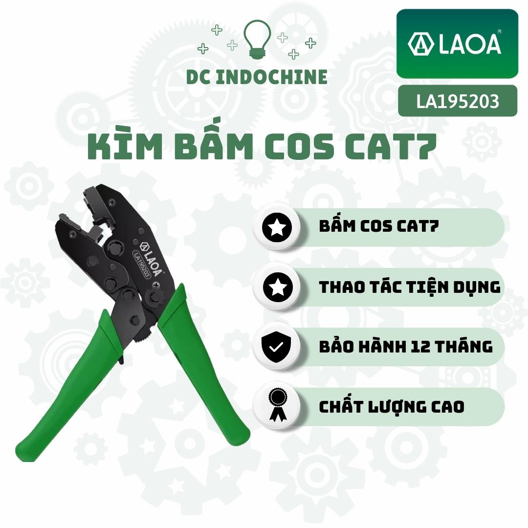 Kìm bấm cos mạng LAOA LA195203 chuyên dụng, hàng chính hãng