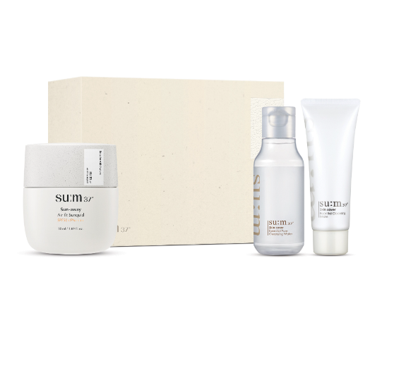 Bộ Sữa chống nắng thuần chay su:m 37 Sun-away Air fit Sunquid SPF50/PA++++