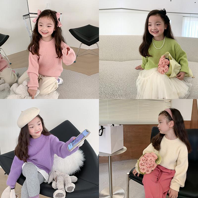 TA134 Áo len dài tay Y044 AmbbKids cho bé từ 4-10T