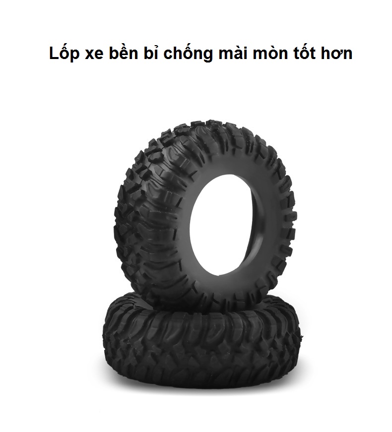 Đồ Chơi Xe Địa Hình Leo Núi Điều Khiển Từ Xa Tỷ Lệ 1:18 Bằng Hợp Kim Tốc Độ Cao, Bền Bỉ Chắc Chắn, Dẫn Động 2 Bánh - Hàng Chính Hãng