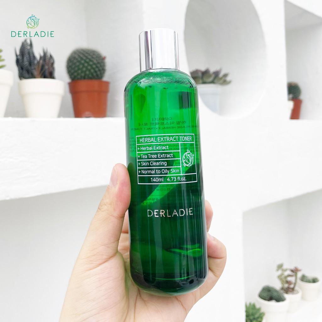 Toner Tràm Trà Giảm Mụn Sau 7 Ngày Derladie Herbal Extract 140ml