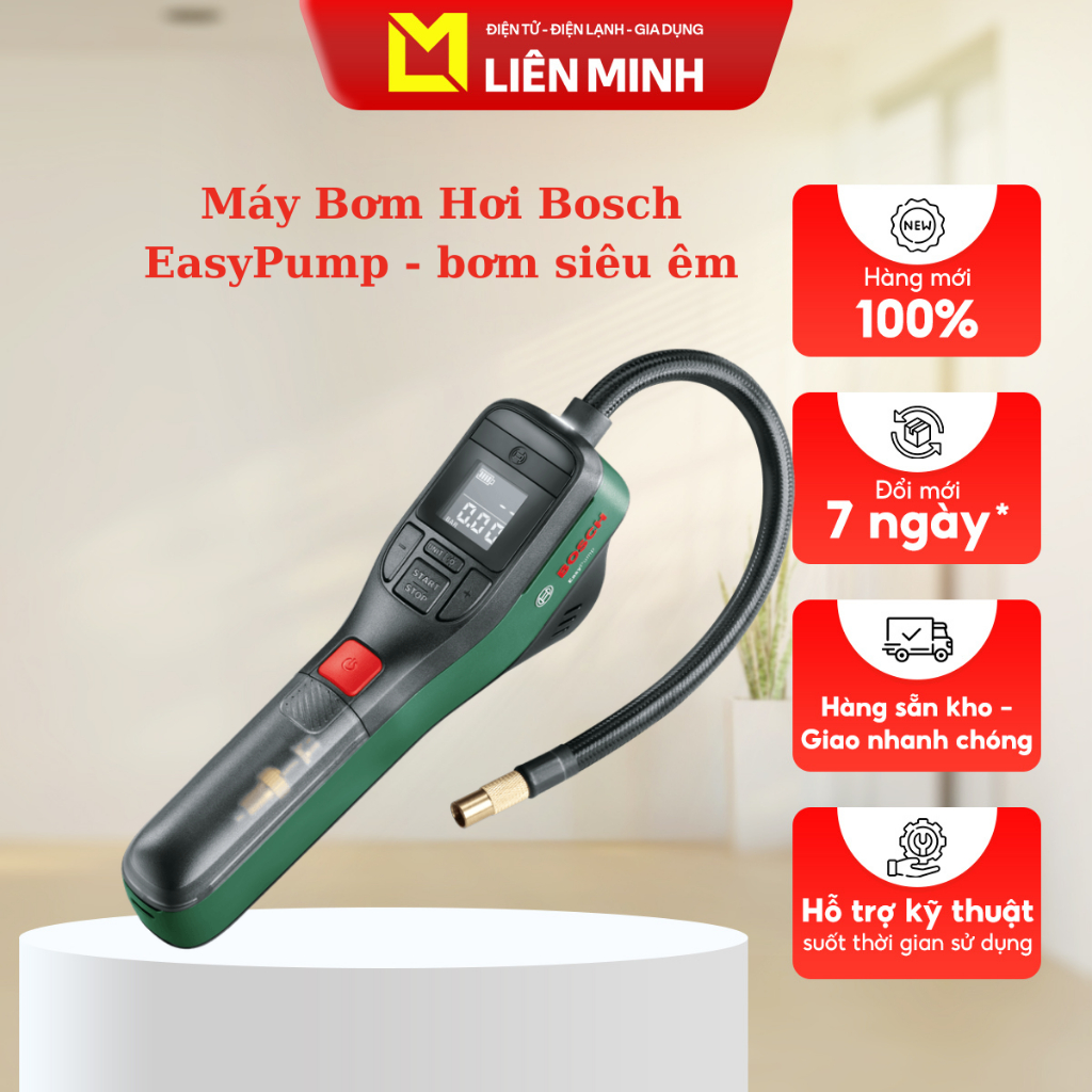 ÐA NANG(EASYPUMP) - Máy bơm cầm tay đa năng Bosch EasyPump - Bảo hành chính hãng