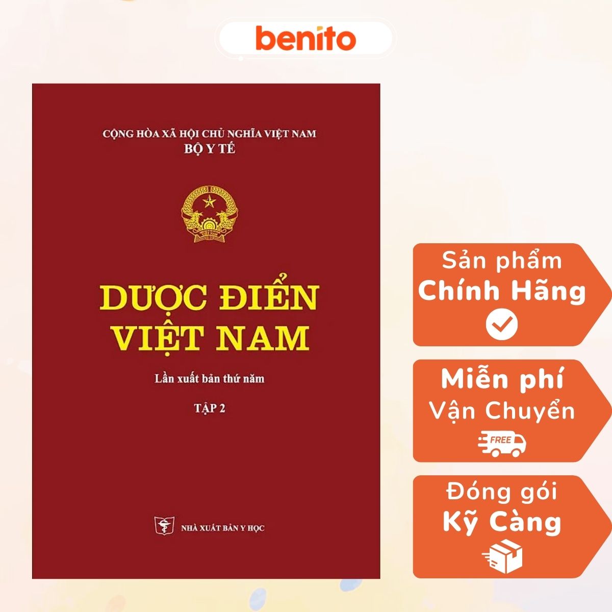 Benito - Sách - Dược điển Việt Nam tập 2 - NXB Y học