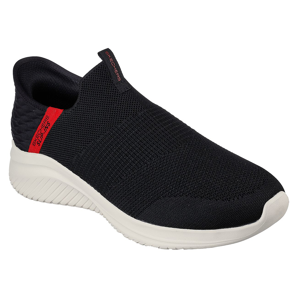 Skechers Nam Giày Thể Thao Xỏ Chân Đi Bộ Tập Gym, Thường Ngày, Đi Học, Đi Làm Slip-Ins Sport Ultra Flex 3.0 Viewpoint walking Air-Cooled Memory Foam Stretch Fit - 232451-BKRD