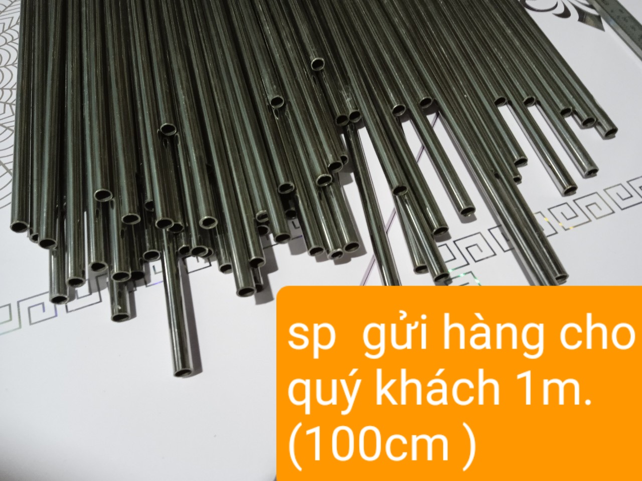 ống inox 304 phi 8mm (lỗ trong 6.4mm)