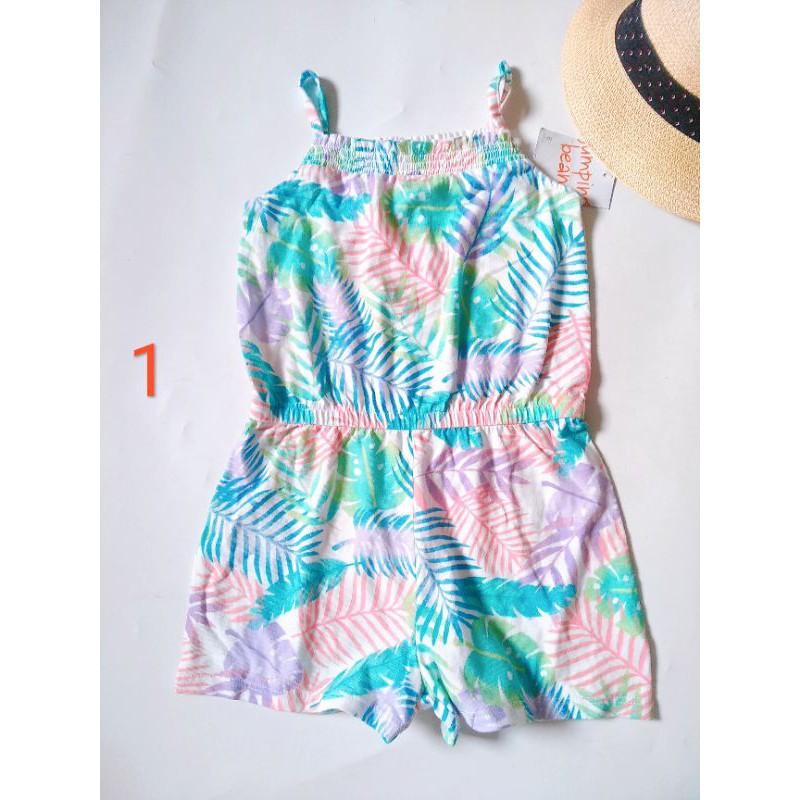 Jumsuit, Body đùi 2 dây & có tay các hãng Baby Gap, Jumping Beans cho bé gái