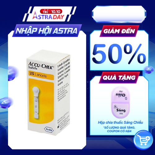 Hộp 25/50 que thử đường huyết Accu-Chek Instant, NK chính ngạch, tem niêm phong, nhãn phụ TV