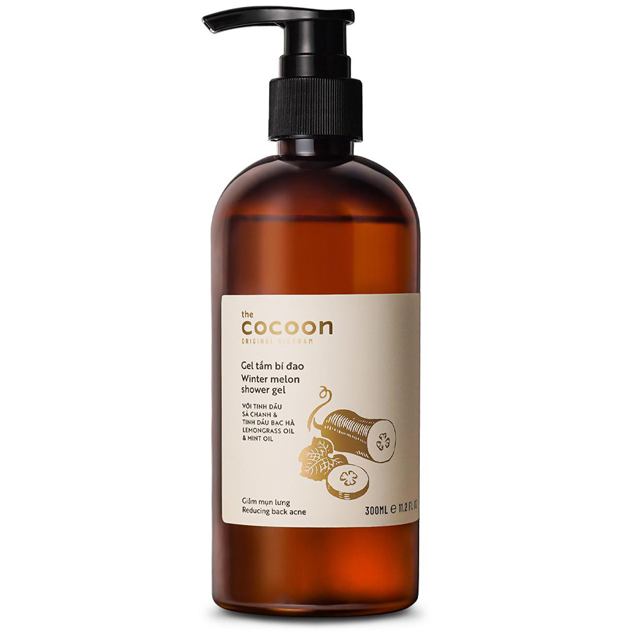 Gel tắm bí đao Cocoon 300ml