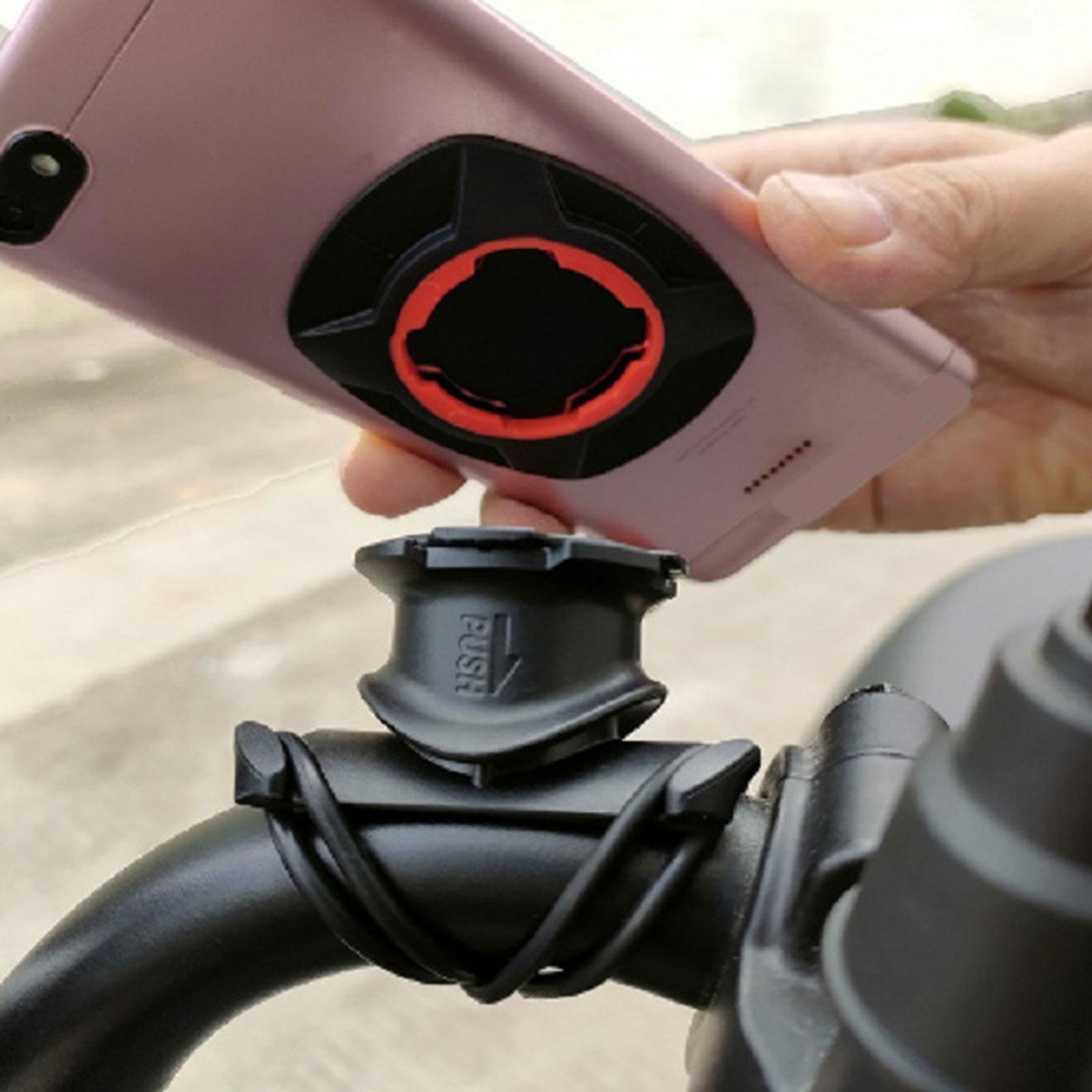 Bike Phone Mount Holder , Handlebar ,Stem Phone Holder Adapter Stable ,Easy Install, Support Motorcycle Handlebar Mount