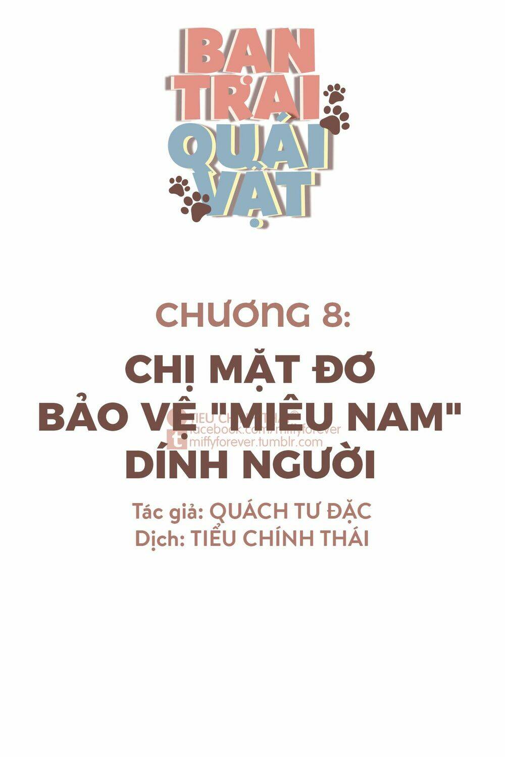bạn trai quái vật chapter 8 1