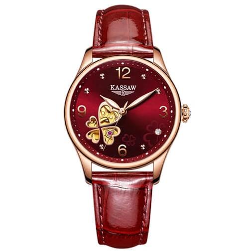 Đồng hồ nữ chính hãng KASSAW K910-3 Chống Nước ,chống xước ,kính sapphire, bảo hành 24 tháng Thời Trang Cho Nữ thiết kế đơn giản trẻ trung và sang trọng