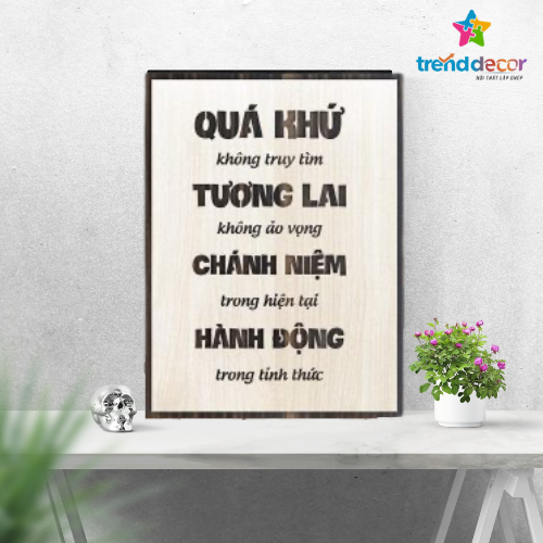 Tranh Động Lực Tranh Gỗ Treo Tường Phong Cách Đơn Giản Hiện Đại Trang Trí Homestay