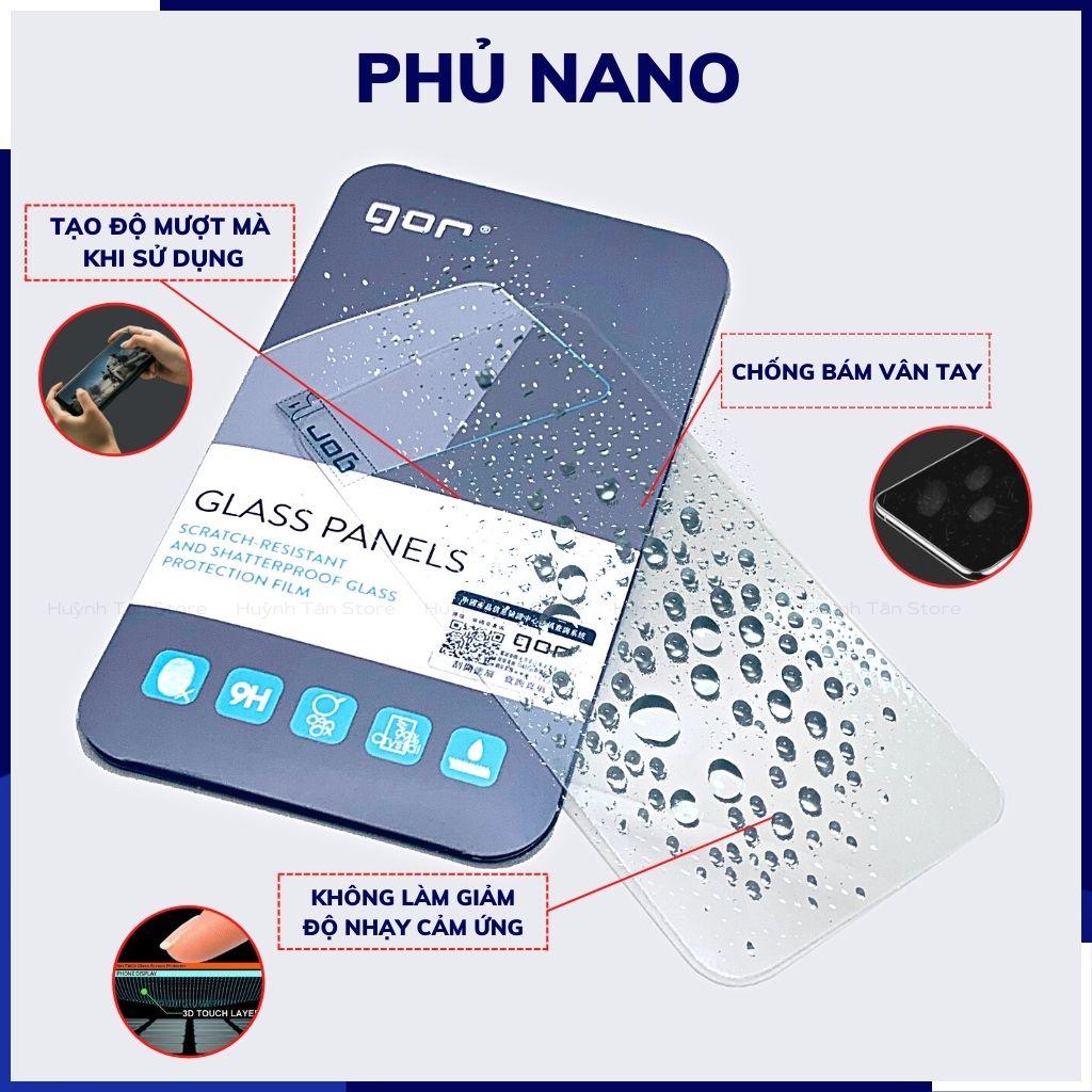 Kính cường lực pixel 6a trong suốt không full màn chống bám vân tay chính hãng Gor phụ kiện huỳnh tân store - Hàng nhập khẩu
