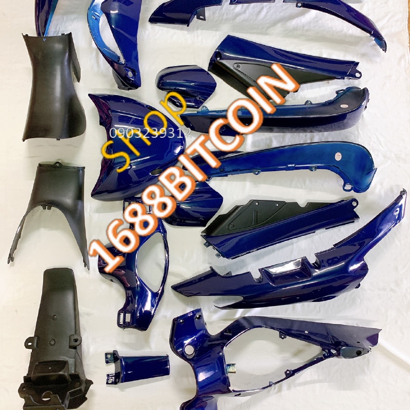 Dàn áo nhựa xe FUTURE 1 MÀU XANH TÍM -Future 2001 nhựa nguyên sinh ABS LOẠI ĐẸP
