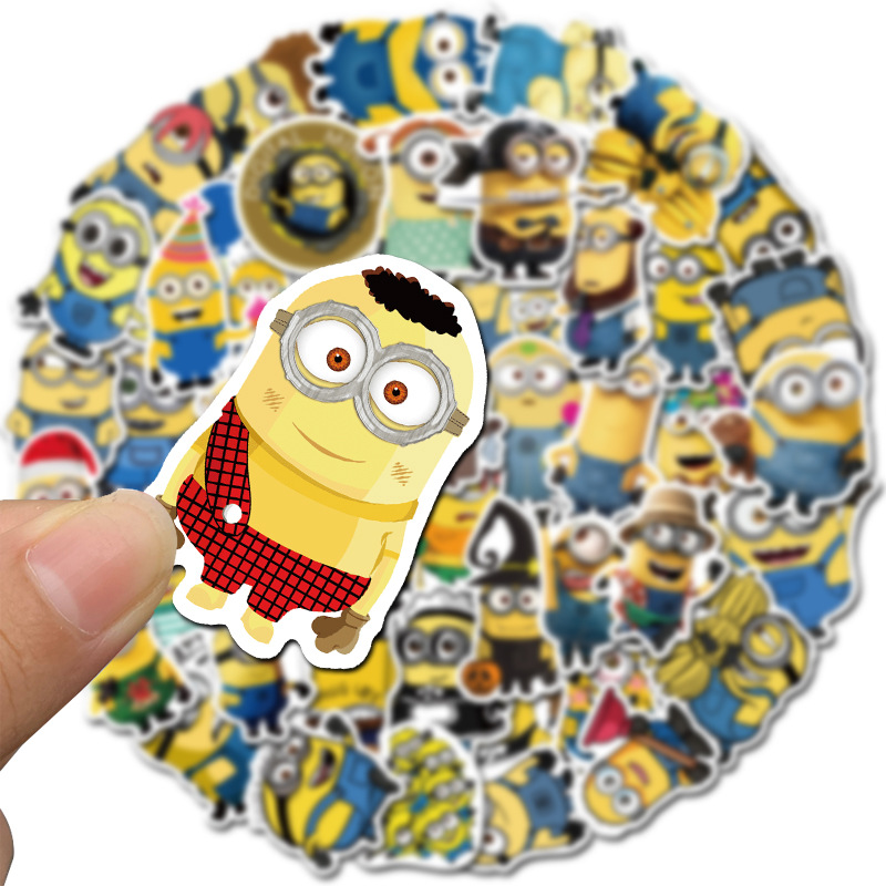 Sticker 50 miếng hình dán Minion