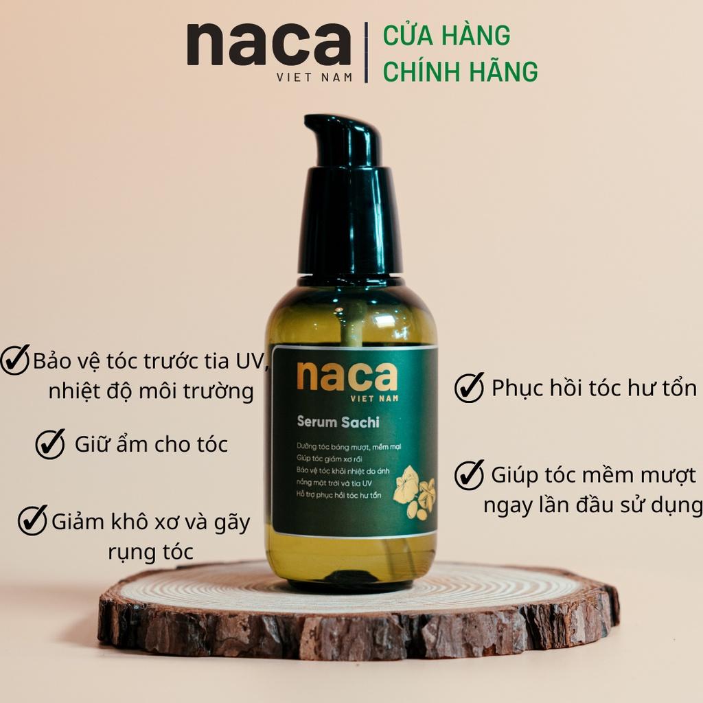 Serum Phục Hồi Tóc Sachi Naca Việt Nam Dưỡng Tóc Mềm Mượt và Bảo Vệ Tóc Trước Tia UV 100 ml