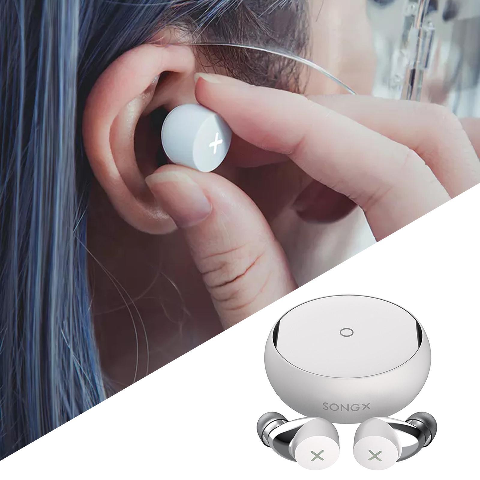 True Earbuds Headphones with Charging Case Waterproof  Stereo Earphones Built-in Mic Headset