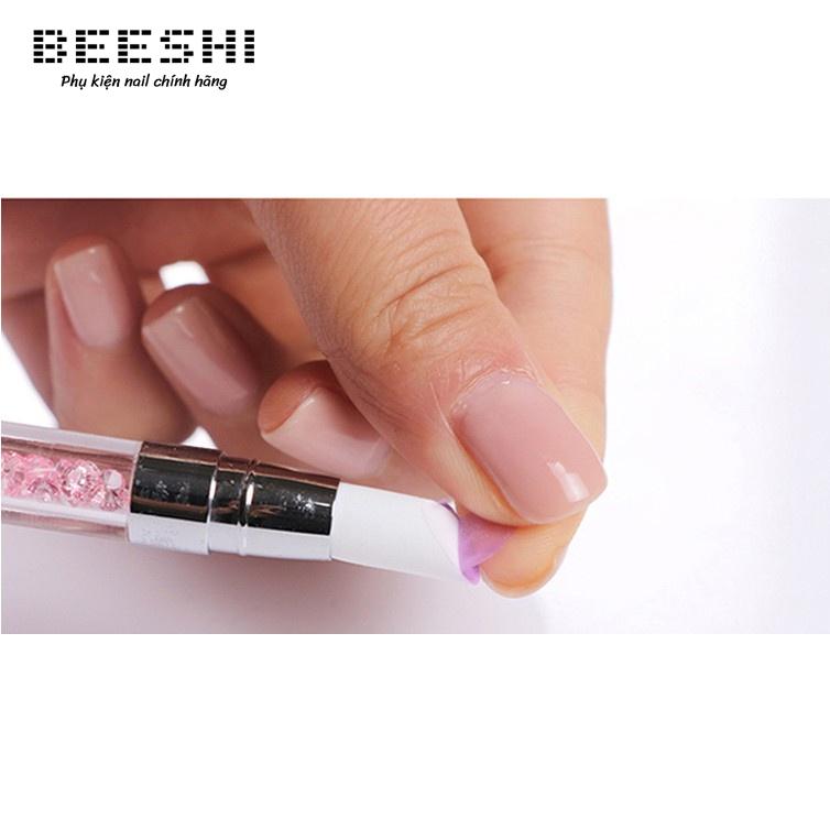 set cọ silicon 2 đầu nail 5 cây - Beeshi shop nail