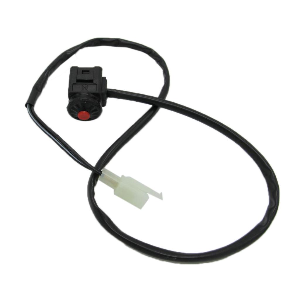 Universal one push button kill stop on/off switch motorcycle dirt pit bike