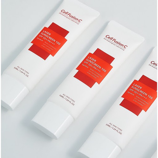 Bộ đôi kem chống nắng Cell Fusion C Laser Sunscreen 100 SPF 50+/PA+++ cho mọi loại da