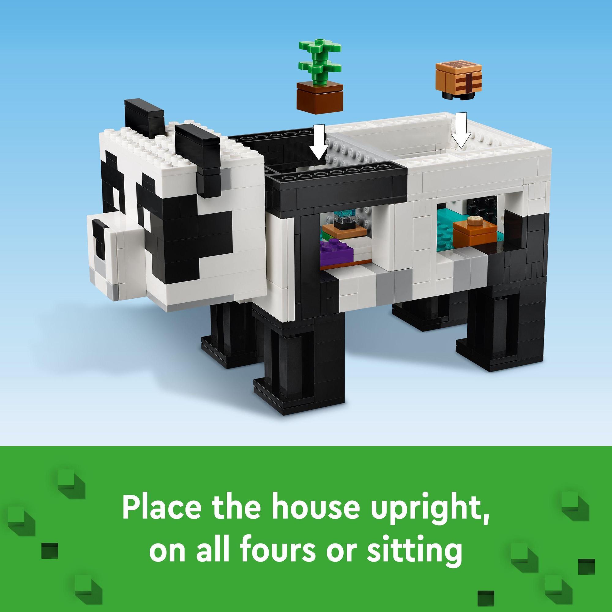 LEGO Minecraft 21245 Ngôi Nhà Gấu Trúc (553 Chi Tiết)