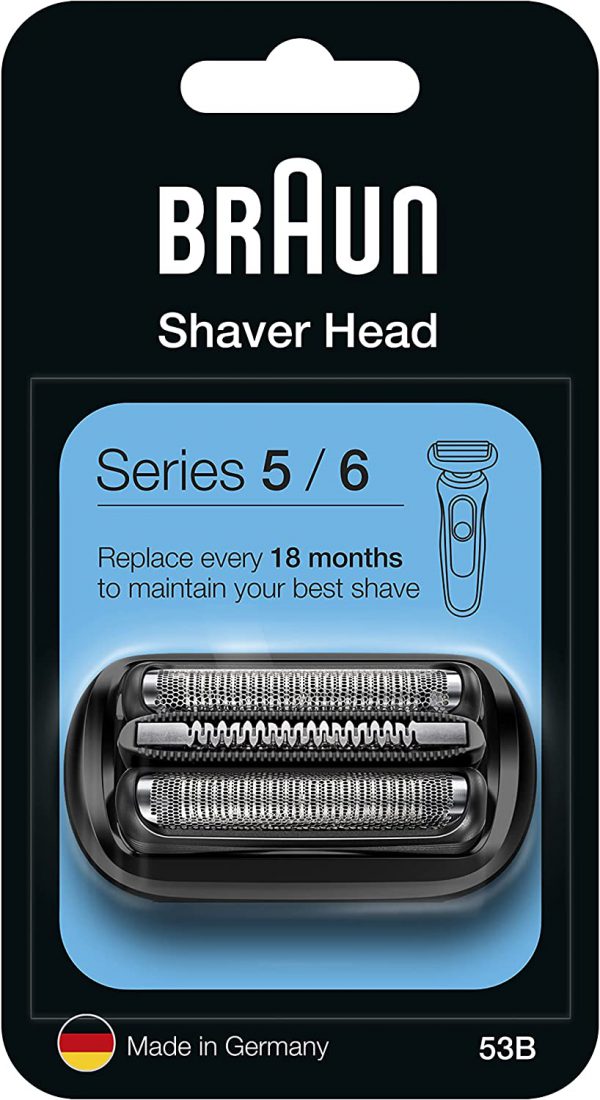 Lưỡi cạo râu Braun Series 5 53B tương thích với Series 5 và 6 (mẫu từ năm 2020 trở đi) Hàng Chính Hãng