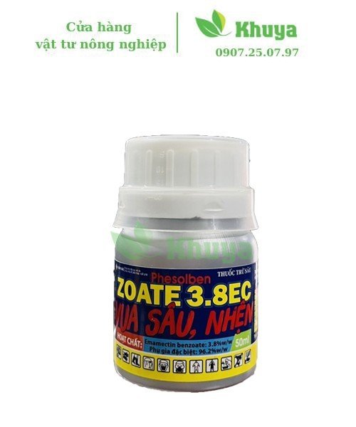 Thuốc trừ sâu DienKhanh Zoate 3.8EC 50ml Vua Sâu Nhện