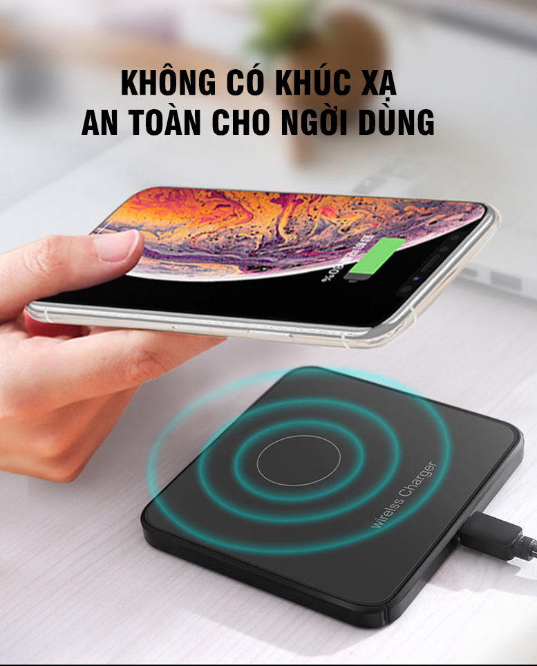 Đế Sạc Không Dây 10W Kiêm Giá Đỡ Điện Thoại Đa Năng Xài Cho Iphone Samsung Huawei Xiaomi Nokia Sony