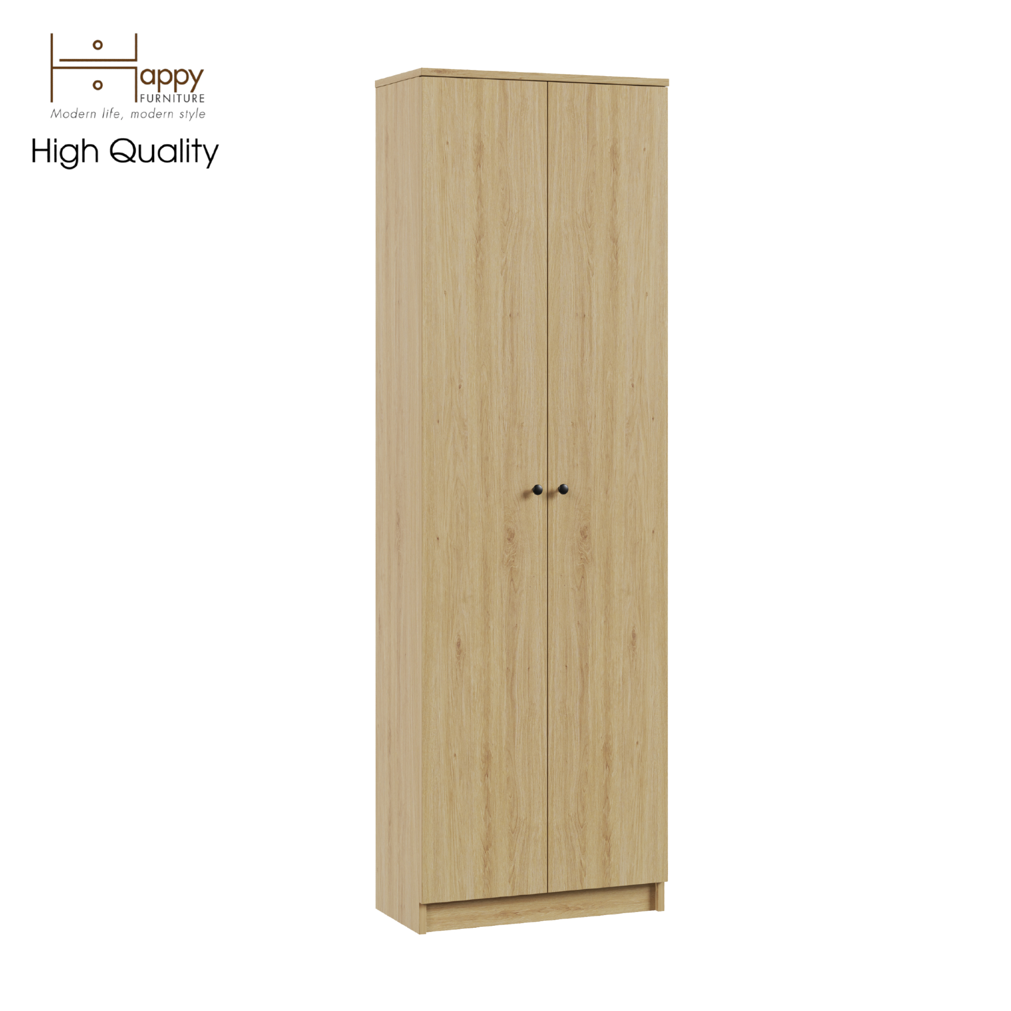 [Happy Home Furniture] CATY, kệ sách 6 tầng - 2 cửa mở,  60cm x 30cm x 189cm (DxRxC), KSA_004