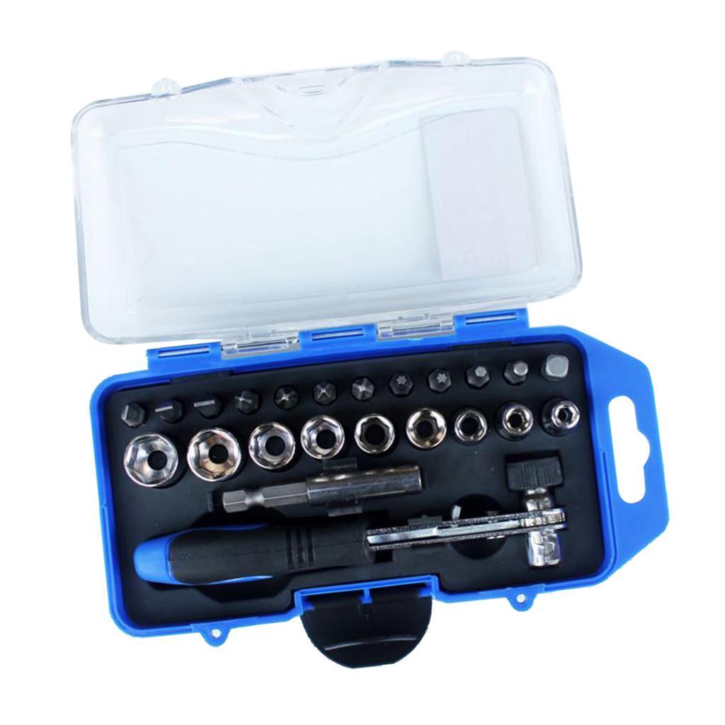 Ratchet Wrench Screwdriver Socket Screwdriver Bits -23pcs/Set